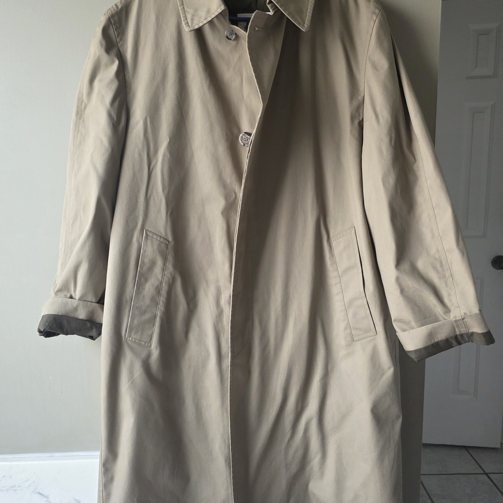 London Fog Beige Trench with Insulated Liner